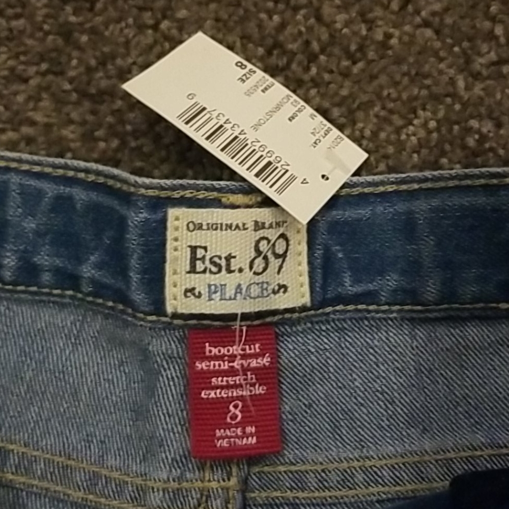 Boot cut button jeans - Picture 2 of 3